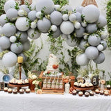Pastel Grey Balloons Matte