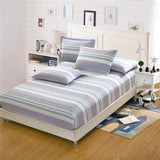 100%cotton satin stripe bed sheet