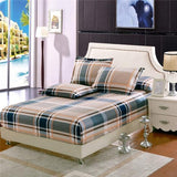 100%cotton satin stripe bed sheet