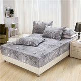 100%cotton satin stripe bed sheet