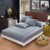 100%cotton satin stripe bed sheet