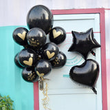 Black Balloons Wedding Party