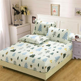 100%cotton satin stripe bed sheet