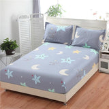 100%cotton satin stripe bed sheet