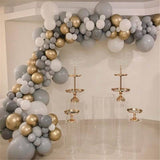 Pastel Grey Balloons Matte