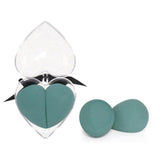 2pcs Heart-shaped Sponge Puff