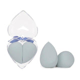 2pcs Heart-shaped Sponge Puff