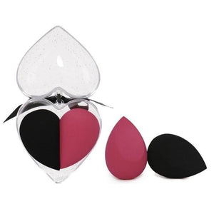 2pcs Heart-shaped Sponge Puff