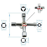 Multifunction  Universal Triangle Wrench