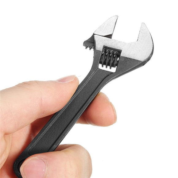 100mm Black Adjustable Wrench