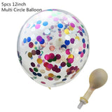Confetti Balloons Clear