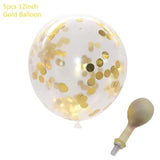Confetti Balloons Clear