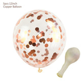 Confetti Balloons Clear